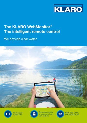 The KLARO WebMonitorÂ® The intelligent remote ... - KLARO GmbH