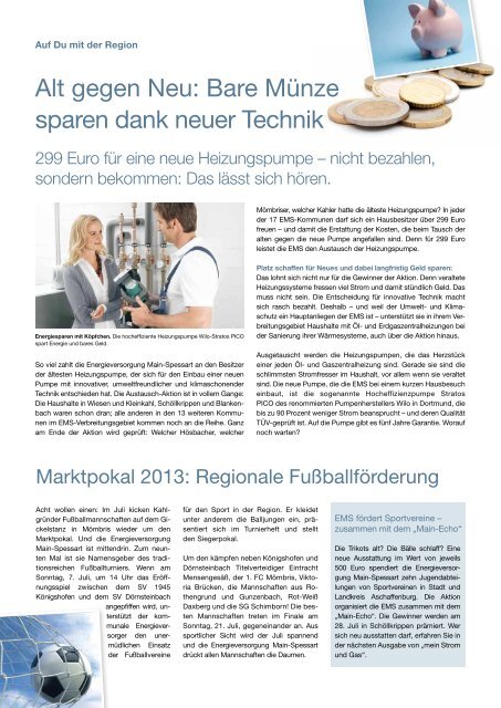 Kundenmagazin Ausgabe Nr. 1 / 2013 (pdf | 2,00 MB)