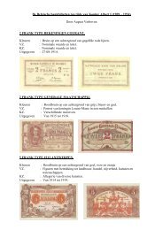 Belgische bankbiljetten ten tijde van koning Albert I - Numismatica ...