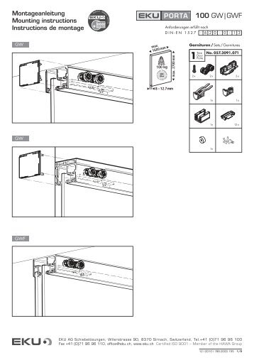 MA Porta 100 GW-GFW_NEU_09_06.qxp - Eku AG