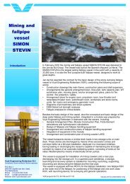 Mining and fallpipe vessel SIMON STEVIN - Vuyk Engineering ...