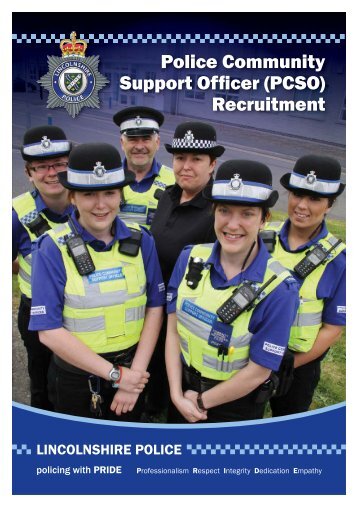 PCSO Information Booklet.pdf - Lincolnshire Police