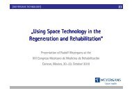 âUsing Space Technology in the Regeneration and ... - vacumed