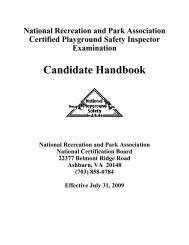 CPSI Candidate Handbook - National Recreation and Park ...