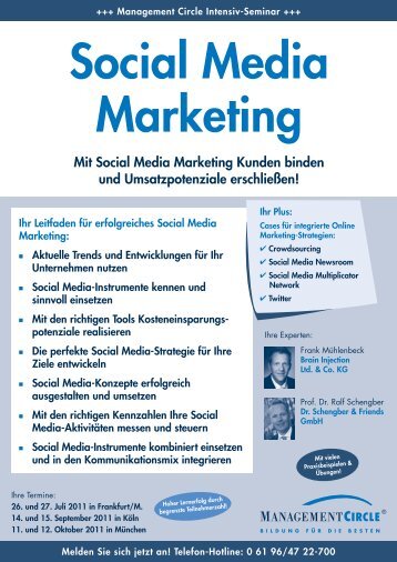 Seminar: Social Media Marketing - Management Circle AG