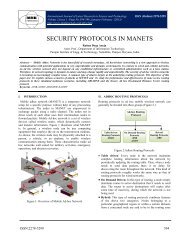 SECURITY PROTOCOLS IN MANETS - MNK Publication