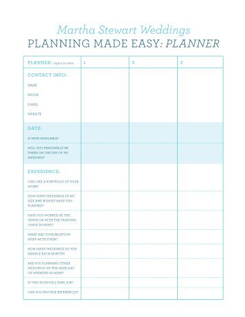 planner - Martha Stewart Living