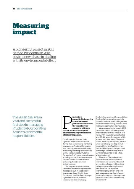 Download - Prudential Corporate Responsibility report 2011