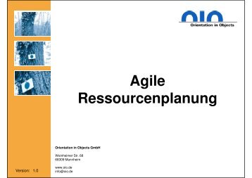 Agile Ressourcenplanung - Scrum Day