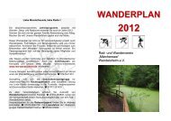 2012 - Rad- & Wanderverein Märchensee Wendelsheim