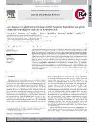 Journal of Controlled Release - Chang Lu Group at Virginia Tech