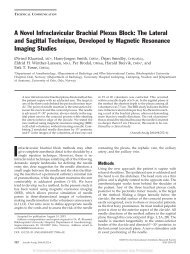 A Novel Infraclavicular Brachial Plexus Block - The Intervention Centre