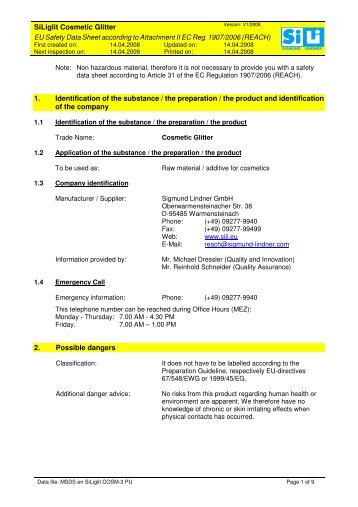 Glitter MSDS.pdf - Face Paints Direct