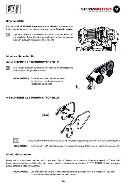 4 sylinteriä + 6 sylinteriä 4 sylinteriä + 6 sylinteriä - Home - Steyr ...