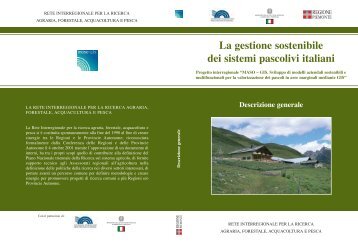 Descrizione generale - Regione Piemonte