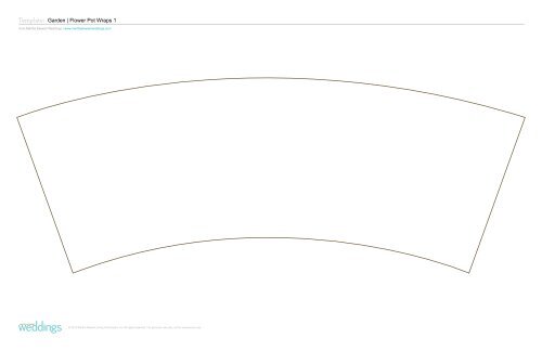 Template Garden Flower Pot Wraps 1 Martha Stewart