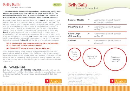 Belly Balls - Ameda