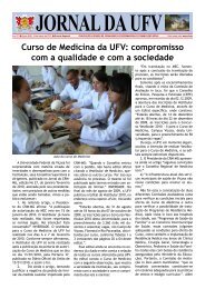 Curso de Medicina da UFV: compromisso com a qualidade e com a ...