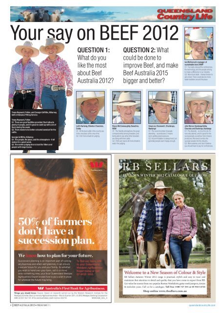 FRIDAY, MAY 11 - Queensland Country Life