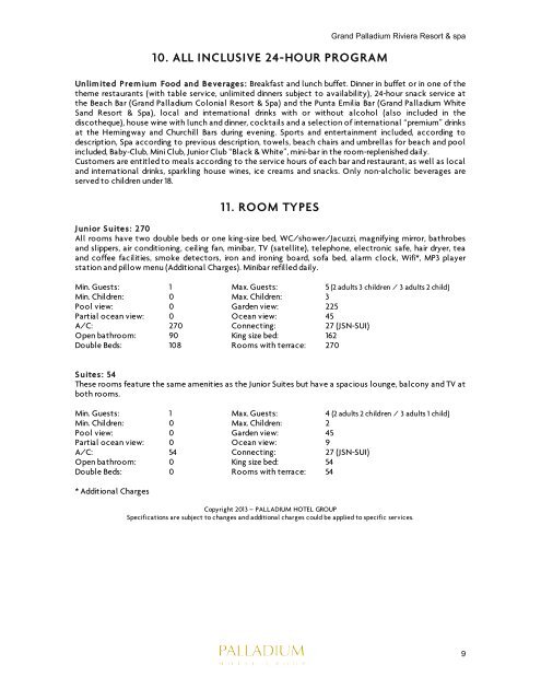 Fact Sheet - Palladium Hotel Group