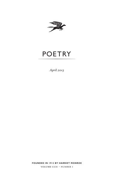 PDF version - Poetry Foundation