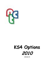 KS4 Options - Northfleet Technology College