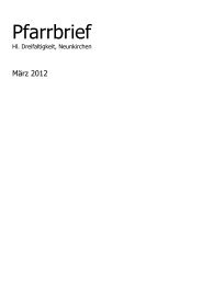 Pfarrbrief März 2012 - Pfarreiengemeinschaft Hangard Münchwies ...