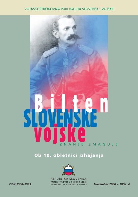 Letnik 10/4, november 2008 - Slovenska vojska
