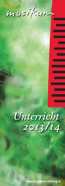 Unterricht - Musikum Salzburg