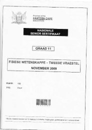 graad 11 fisiese wetenskappe - Pearson High School