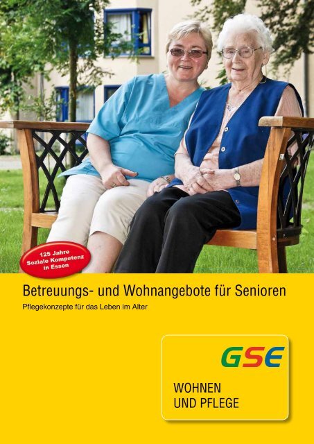 Betreuungs- und wohnangebote fÃ¼r Senioren - GSE