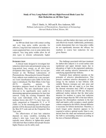 Study of Very Long-Pulsed (100 ms) High-Powered Diode Laser for ...