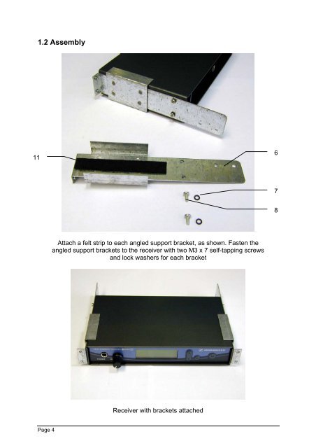 PAS 400 Installation Kits