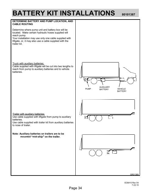 Installation Manual C15, C20, C25 - Waltco