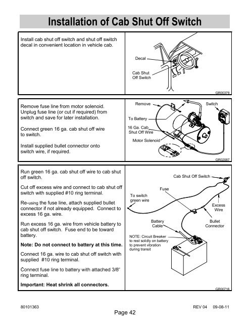 Installation Manual C15, C20, C25 - Waltco