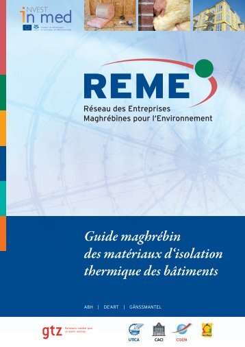 Guide maghrÃ©bin des matÃ©riaux d'isolation thermique - Invest in Med