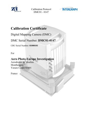 Calibration Certificate - APEI