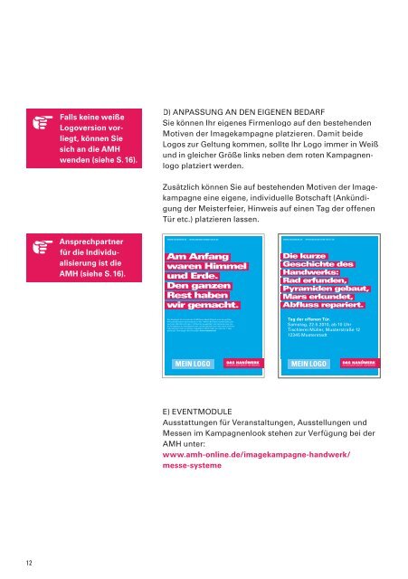 Imagekampagne des Handwerks - Brand Management - Handwerk.de