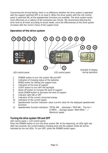 OPERATING INSTRUCTIONS - KTM