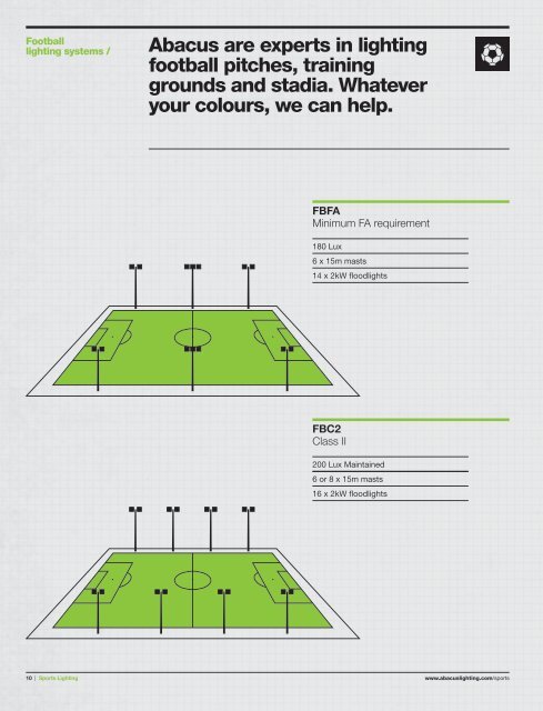 Sports Lighting Brochure - Abacus Lighting