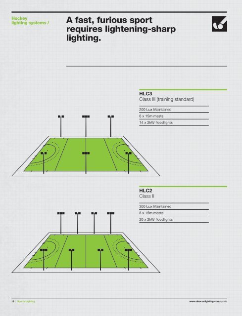 Sports Lighting Brochure - Abacus Lighting