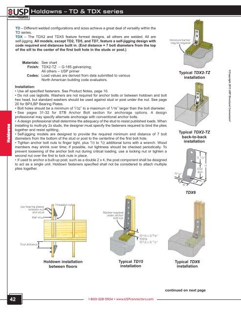 EWP Hangers - USP Connectors