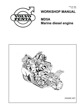 WORKSHOP MANUAL MD5A Marine diesel engine - BlueMoment