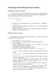 Tutorial para Phred/Phrap/Consed Tutorial - Coccidia.icb.usp.br