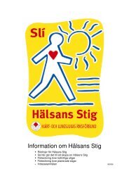 Information om HÃ¤lsans Stig - Traneving