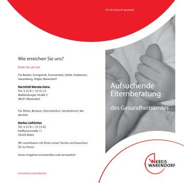 Flyer - Alleinerziehende im Kreis Warendorf