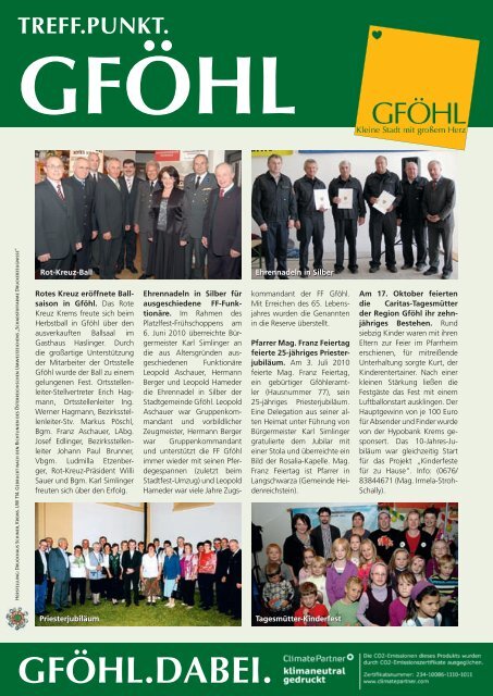 doppelt gewinnen mit der gföhler einkaufskarte - Stadtgemeinde Gföhl