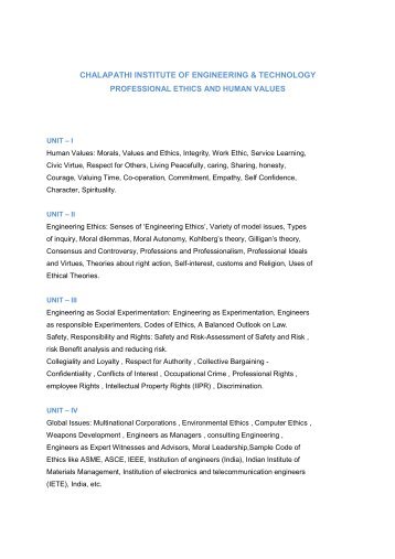 Human Values And Professional Ethics By Rr Gaur Pdf File