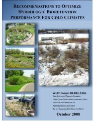 Recommendations to Optimize Hydrologic Bioretention Performance