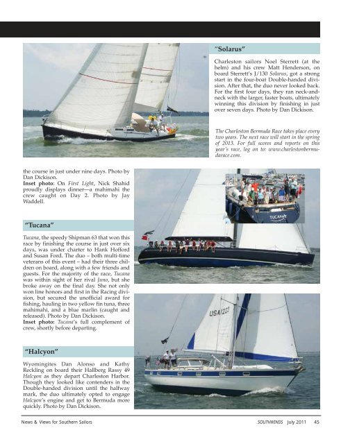 News & Views for Southern Sailors - Southwinds Magazine